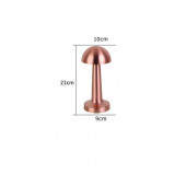 Forlife Dekoratif Şarjlı Led Masa Lambası Bronz FL-8080 - 2