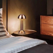 Forlife Dekoratif Şarjlı Led Masa Lambası Bronz FL-8080 - 3