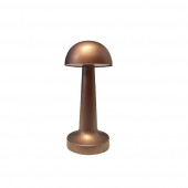 Forlife Dekoratif Şarjlı Led Masa Lambası Bronz FL-8080 - 4