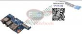 Lenovo  ideapad Y500 Y510 Notebook Audio ses Jack USB Port Board - 1