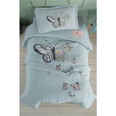 Clasy Tek Kişilik Yatak Örtüsü Daisy Love V1 Mint 8696474231120 - 2