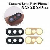 iPhone X, XS MAX , XS Arka Kamera Camı Lens - 1