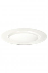 6 Parça Servis Tabağı MeridyenDukkan 28 Cm Beyaz Renk Modern Klasik Tabak Yemek-Sunum Feldispat Porselen - 7