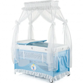 Chipolino Sahara Cibinlikli Park Yatak Blue Mist - 1
