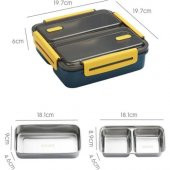 Vagonlife Çelik Lunch Box Yeşil - 4