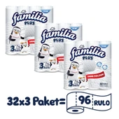 Familia Plus Tuvalet Kağıdı 96 Rulo (32 Rulo x 3 Paket) - 2