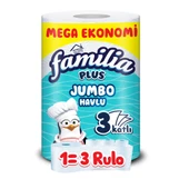 Familia Plus Jumbo Kağıt Havlu 15'li Dev Rulo (1=3 , 45 Rulo) - 1