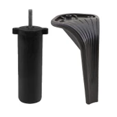 Lotus 6'lı Set Mobilya Tv Ünitesi Konsol Koltuk Kanepe Destek Ayağı 19 Cm Siyah Ayakları M8 thumbnail 8