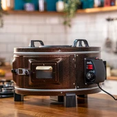 Akel Ön ve Üst Gözetlemeli, Termostatlı, Orta Boy Yuvarlak Davul Fırın Af120 - 11