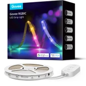 Govee RGBIC Basic LED Şerit, H618A3D1 WiFi+BT, Alexa, Google Asst. Destekli - 5 Metre - 6