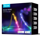 Govee RGBIC Basic LED Şerit, H618A3D1 WiFi+BT, Alexa, Google Asst. Destekli - 5 Metre - 4