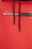 TOMMY LIFE Fiesta Kapüşonlu Bağcıklı Baskı Detaylı Rahat Kalıp Erkek Sweatshirt - 88287 T14ER-88287 - 3
