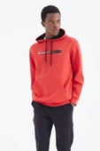 TOMMY LIFE Fiesta Kapüşonlu Bağcıklı Baskı Detaylı Rahat Kalıp Erkek Sweatshirt - 88287 T14ER-88287 - 7