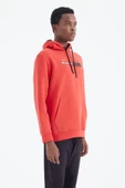 TOMMY LIFE Fiesta Kapüşonlu Bağcıklı Baskı Detaylı Rahat Kalıp Erkek Sweatshirt - 88287 T14ER-88287 - 5