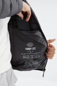 TOMMY LIFE Antrasit Fermuarlı Standart Kalıp Soğuğa Dayanıklı Erkek Şişme Mont - 88166 T11ER-88166 - 7