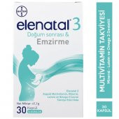Elenatal 3 Doğum Sonrası Emzirme 30 Kapsül - 1