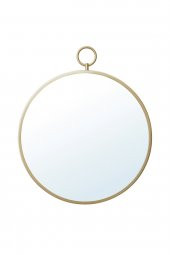 Grytas Çelik Pirinç-Gold Altın Rengi Masa-Makyaj Aynası, 25 cm - 1
