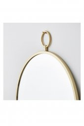 Grytas Çelik Pirinç-Gold Altın Rengi Masa-Makyaj Aynası, 25 cm - 3