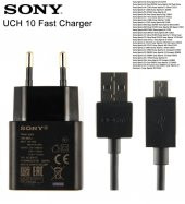 Sony  Hızlı Şarj Cihaz Aleti Uch10 ve Micro Usb Kablosu X,XA,XP,ZR - 1