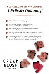 Cream Blush - Krem Allık 50 Brownie - 6