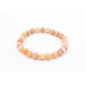 Hakiki Doğal Pembe Opal Taşı Bileklik 8 Mm - 2