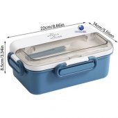 Vagonlife Taşınabilir 304 Paslanmazçelik Çocuklar Öğrenci ve Ofis Için Sızdırmaz Yemek Kutusu Sefer Tası 900ML - 2