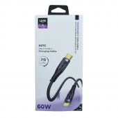 LinkTech K670 Safe Type-C - Type-C 60W 1.3m Örgü Şarj Kablosu - 7