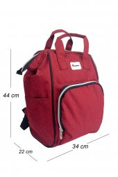 Anne Bebek Bakım Sırt Çantası Biberon Termoslu Sıvı Geçirmez - 5