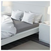 Çift Kişilik Lastikli Çarşaf, IKEA Renk Ölçü 140x200 Cm Pamuklu - 4