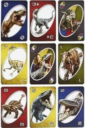 Dinozor Modelli Uno Kartları Yerli Üretim Jurassic World 108 Adet - 3