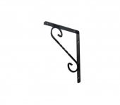 Beşel Ferforje Raf Altı Raf Demiri Mat Siyah 15,5x11,5x1,4 cm No:1 - 3