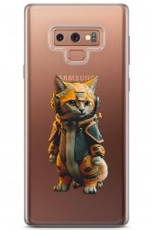 Samsung Galaxy Note 9 Kılıf Seri Others 16 Robot Kedi Clear Hediyelik Kılıf - 1