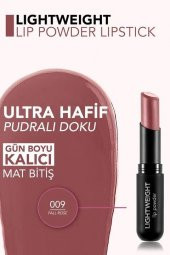 Flormar Lightweight Lip Poweder Yüksek Pigmentli & Mat Bitişli Ultra Hafif Ruj - 009 - 2
