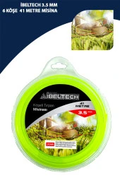 Germany Style 3 ADET 6 Köşe 3.5 mm 41 Metre Tırpan Misinası Sağlam Dayanıklı Misina İbeltech - 6