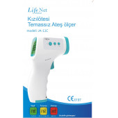 Life Net Medikal Temassız Ateş Ölçer Kızıl Ötesi Vücut Ve Alından Termometre JA-11C - 5