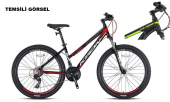 27.5J KRON XC 100 LADY DAĞ BİSİKLETİ - SİYAH GRİ NEON SARI- 38 KADRO - 1