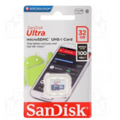 32 Gb Sandisk Ultra Sdsqunr-032G-Gn3mnmicro Sdhc Uhs-I Class 10 Hafıza Kartı - 1