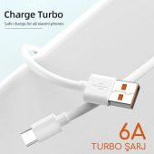 Xiaomi Turbo Hızlı Şarj Kablosu 6a Type-C - 1
