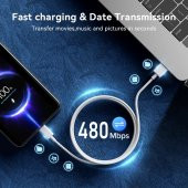 Xiaomi Turbo Hızlı Şarj Kablosu 6a Type-C - 4