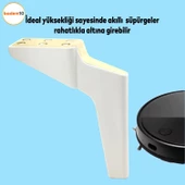 Logan 6'lı Set Mobilya Tv Ünitesi Konsol Koltuk Kanepe Destek Ayağı 19 Cm Beyaz Altın Ayakları M8 thumbnail 6