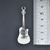 3'lü Keman Nota Defteri Bateri Gitar  Erkek Kadın Kolye Seti - Kod:1168 - 5