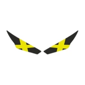 Rks R250 2023 - 2024 Uyumlu Far Sticker X Sarı - 1