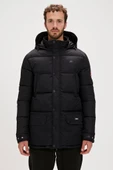 Bad Bear COLONEL PUFFER COAT Erkek Kaban Siyah S-XXL - 1