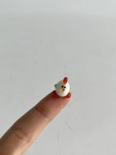 El Yapımı Mini Murano Cam Tavuk Biblo A138-02 thumbnail 4