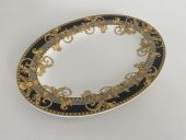 Versace Prestige Gala Oval Porselen Servis Tabağı 34 cm 19325-403637-12734 - 2