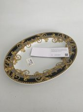 Versace Prestige Gala Oval Porselen Servis Tabağı 34 cm 19325-403637-12734 - 3