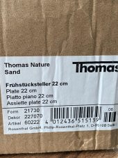 Thomas Nature Sand Düz Tabak 22cm 21730-227070-60222 1 Adet - 9