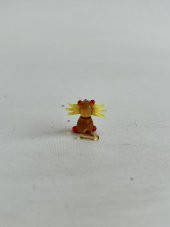 El Yapımı Mini Murano Cam Aslan Biblo A140-02 - 3