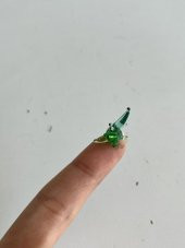 El Yapımı Mini Murano Cam Timsah Biblo A139-03 thumbnail 6