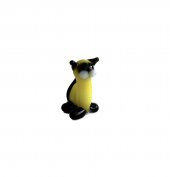 El Yapımı Mini Murano Cam Kedi Biblo A142-02 - 2